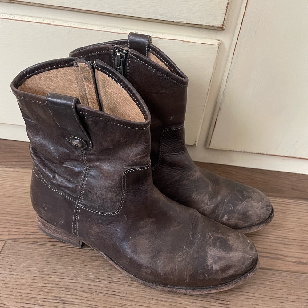 Well-loved Frye Boots